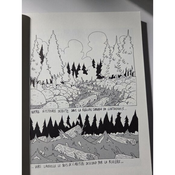 La Pitoune et la Poutine Xavier Cadieux French Book - Picture 5 of 12